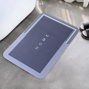 Door Mat, Anti-Slip Bath Mat Quick Drying Absorbent Mat for Home and Kitchen (Random Color)