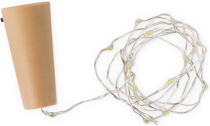 Wine Bottle Lights With Cork LED String Light | Copper Wire Fairy Garland Lights | Christmas Holiday Party Wedding Decoration (20 LED's) - Image 7
