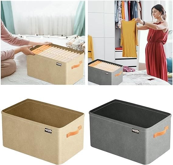 Folding Storage Bag Clothing Storage Basket Multipurpose (random color)