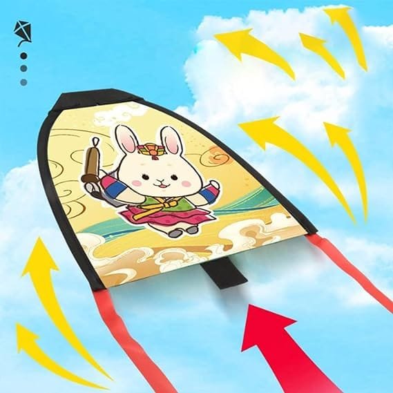Kite Launcher Toys gun /Kids Kite Launcher with Kite Toy Set, Cute and Interesting Cartoon Shapes Beach Toy, Funny Beach Kite Toy (random color) - Image 4