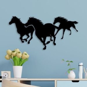Horses wall stickers Horses Wall Art / Three Horses Wall Art / Horse Wall Art / Wall Art / wooden Wall Decor