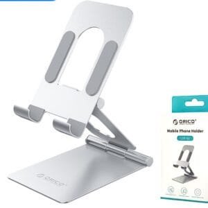 plastic Mobile Phone Holder | Adjustable Foldable ,Desktop Stand (random color)