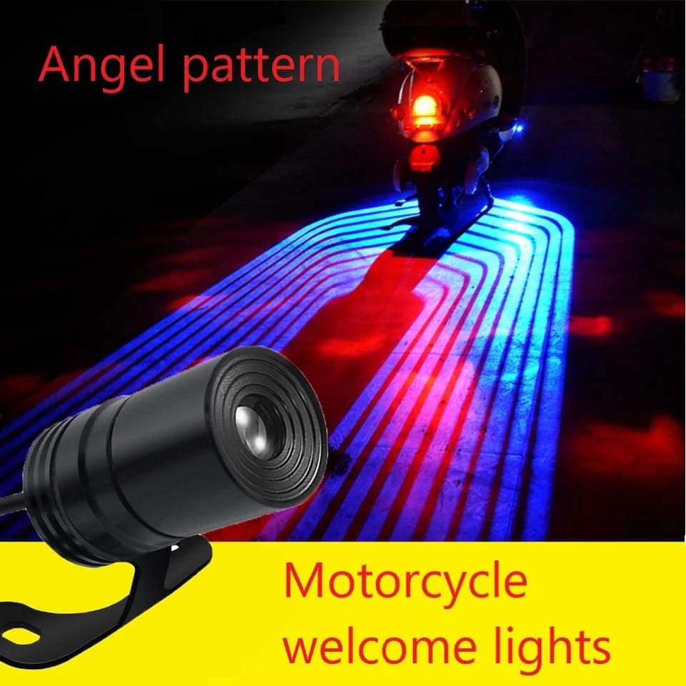 2PCS Motorcycle & Car Welcome Light Door Courtesy Lights With Projector Led Carpet Underglow For Car Motorcycle Light and car - Image 4