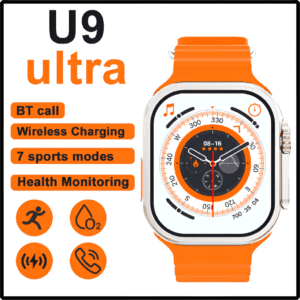 NEW U9 ULTRA Smart WATCH | Bluetooth, Touch | wireless charge (Random colors)