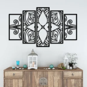 Mandala wall Wooden art Room decoration MDF material