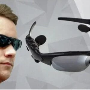 Bluetooth sun glasses with headphones connect with Mobile and talk