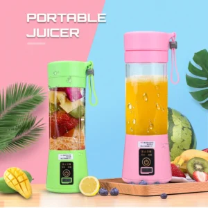 Juicer Portable Electric USB /6 Blades Fruit Juicer Maker (Random Color)