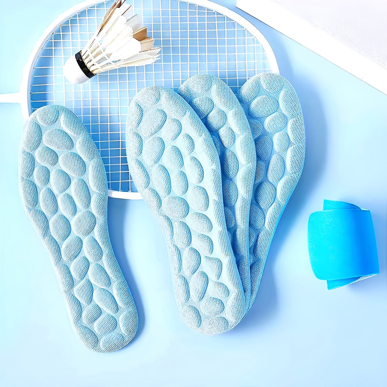 1Pair of Memory Foam Insoles For Pebbles Sole Breathable Cushion Sport Running Insoles For Feet Orthopedic Insoles | For Shoes Women Men Flat Feet Arch Support - Image 6