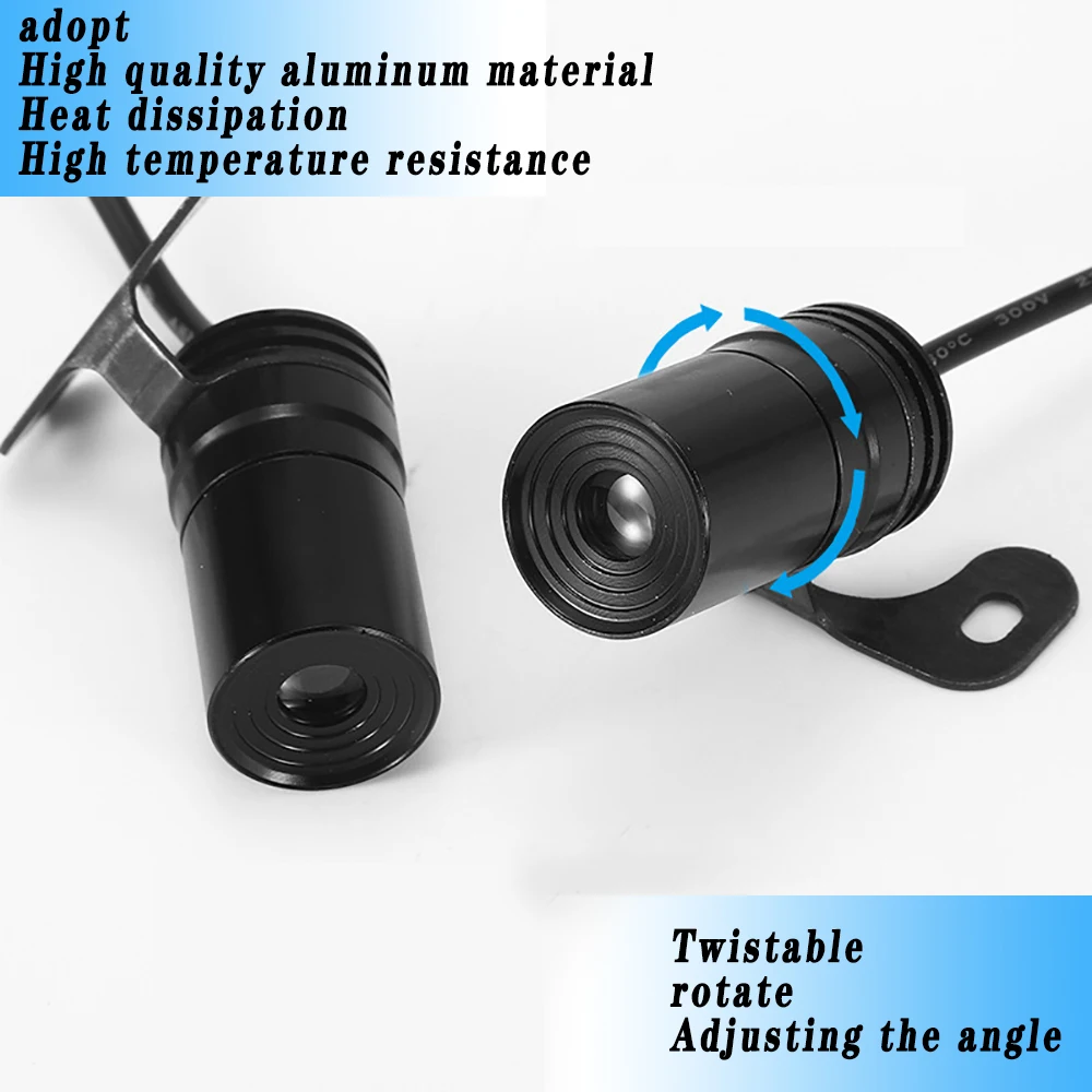 2PCS Motorcycle & Car Welcome Light Door Courtesy Lights With Projector Led Carpet Underglow For Car Motorcycle Light and car - Image 10