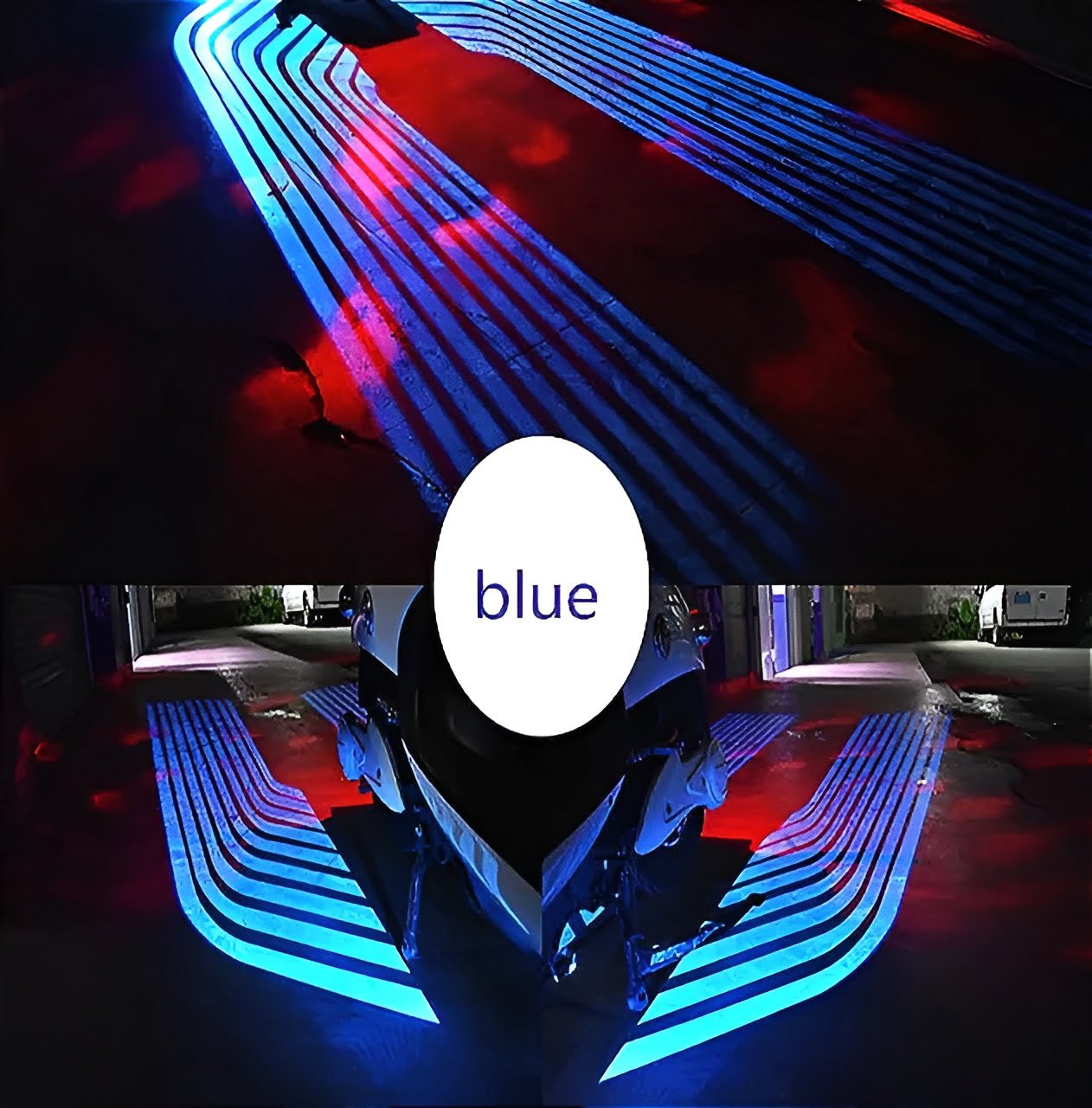 2PCS Motorcycle & Car Welcome Light Door Courtesy Lights With Projector Led Carpet Underglow For Car Motorcycle Light and car - Image 13
