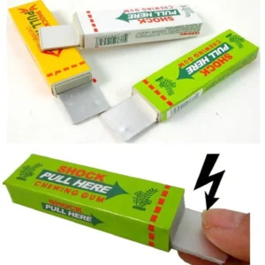 Electric Shock Chewing Gum Pull Head for kids