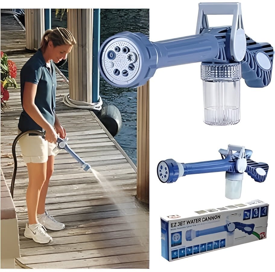 Nozzle Ez Jet Water Cleaning Soap Cannon Dispenser Pump Spray gun | Car Washer Plastic Garden Hose Pipe Connector Function - Image 8