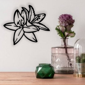 Flowers Wall decorations MDF Wood material