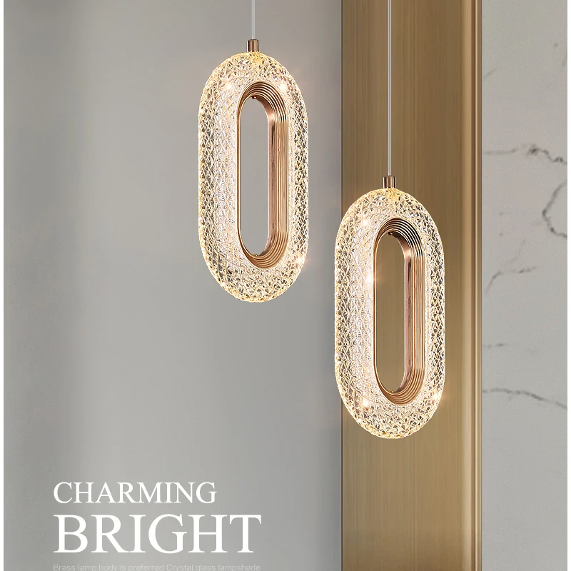 LED Hanging Lamp in Modern and Elegant Nordic Design Decorative Lighting Fixture, Ideal for a Kitchen, Dining Room or Bedroom | Pendant Light Led Decoration Energy Saving Modern Style Warm Light - Image 6