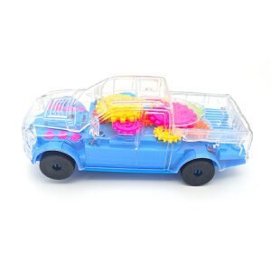 TRANSPARENT Gear datsun car with MUSIC