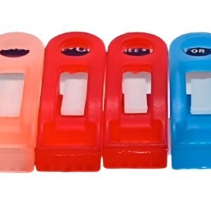 Pack of 12 Net Design Clothes Clips, Strong Clips, Laundry Clips, Note Clips (Multi-Color)