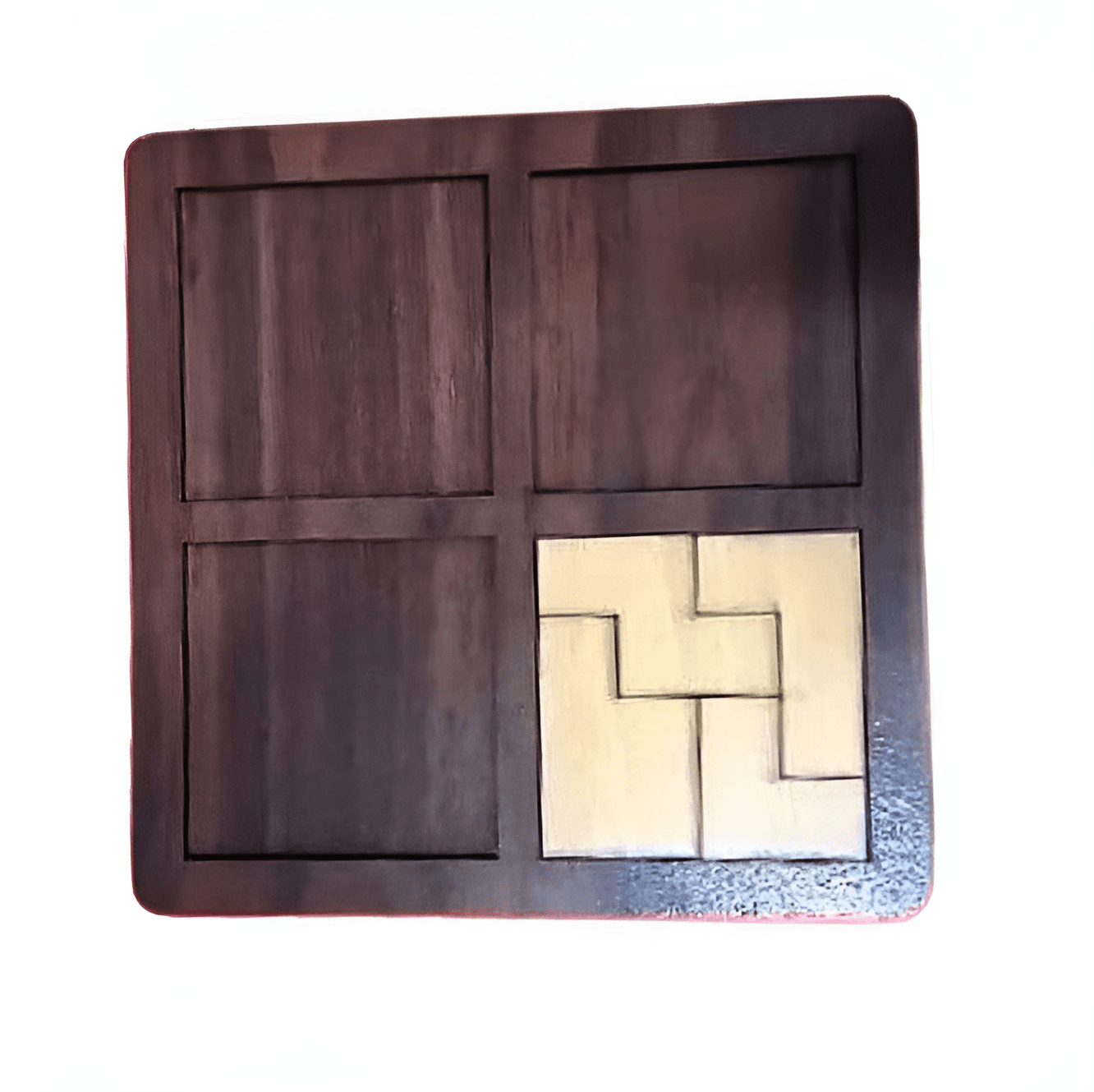 Multi solved puzzle | Wooden Jigsaw Puzzle Games Set | Brain Teaser Games for Kids - Image 4