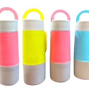 Glass Bottle Double Wall Good Quality 300ml (Random Color)