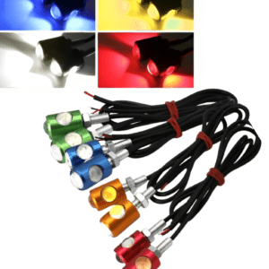 Mini LED 1 pair 2 indicator Motorcycle Side Mini LED indicator light Super Bright LED