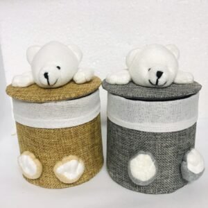 Cute Bear Basket (Random Color)
