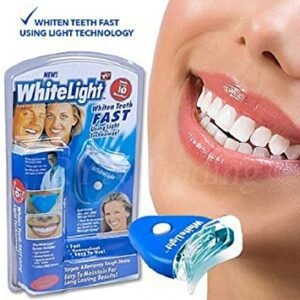 White Light Teeth Whitening Brightener | No box card packing  and cell operated.