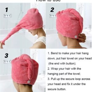 Best Hair Dryer Cap Towel - Hair Wrap Towel for ladies