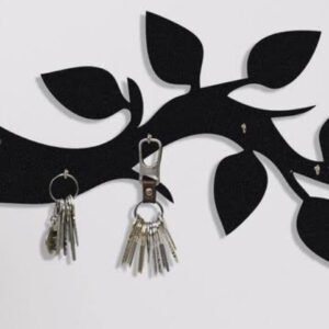 Leave key hanger MDF Wood material