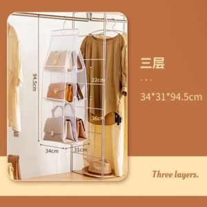 Purse Organizer Nonwoven Handbag Organizer (random color)