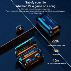 F9 Tws Wireless Earphones Powerbank Power LCD Display F9 Earbuds Wireless Headphones