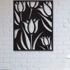 Wooden Lotus Flower Wall Decoration