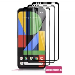 Google Pixel 4 XL Screen Glass Protector HD Edge to Edge Full Glue Tempered Glass For Pixel 4XL - Black