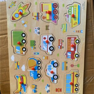 Wooden Slate  Transport Board With Plastic Knob