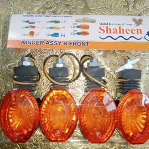 indicator for Bike mini size   flexible unbreakable yellow color 4 pcs