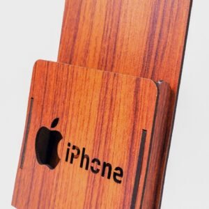 Wooden Mobile Holder Wooden Mobile Stand Wall Mount (2 Pieces)