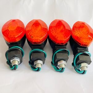 Fancy indicator for Bike Mini size flexible unbreakable yellow color 4 pcs