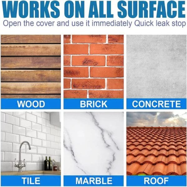 Hydra Waterproof Agent | Super Strong Invisible Waterproof Anti-leakage Agent | Instant Repair Waterproof Anti-leakage Agent 250g (with Brush) - Image 2