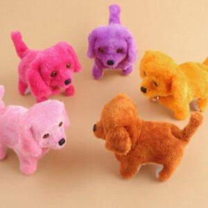 Electronic Plush Walking Barking Dog Toys (Random Color)