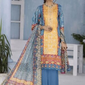 BIN SAEED Embroidered Viscose Collection 3 PIECES Unstitched Party Wear | winter 23