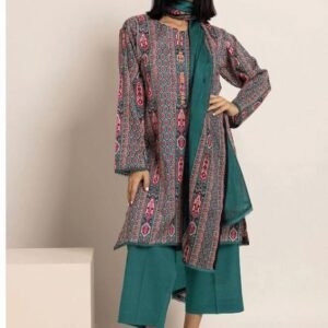 Khaadi Viscose Unstitched l 3 PIECES Casual Wear | winter 23