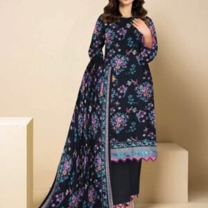 Khaadi Viscose Unstitched l 3 PIECES Casual Wear | winter 23