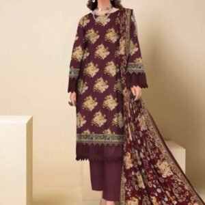 Khaadi Viscose Unstitched l 3 PIECES Casual Wear | winter 23