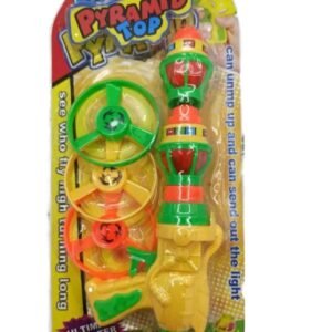 Pyramid top and fan ,Toy Quality plastic for kids
