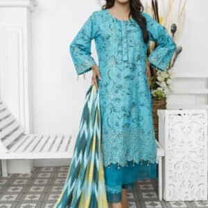 RIPPLE COLLECTION  Unstitched  3 PIECES PRINTED EMBROIDERED KHADDAR COLLECTION Party Wear | winter 23