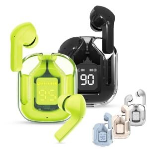 Air 31 Earbuds Wireless Crystal Transparent body ( random color )