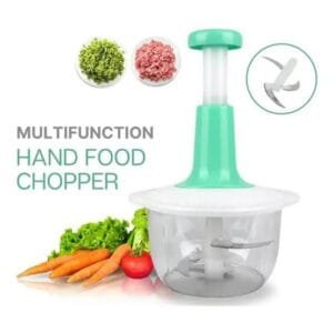 Manual Hand Push Chopper/Multifunctional Hand Pat Chopper and Mixer/Press Cutter Vegetable Meat Grinder 1.5 liter