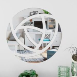 basketball shaped Acrylic mirror wall stickers ( 15 inch size)