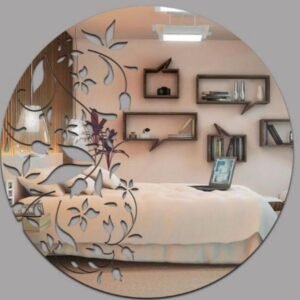 Acrylic mirror wall stickers 15 inch size