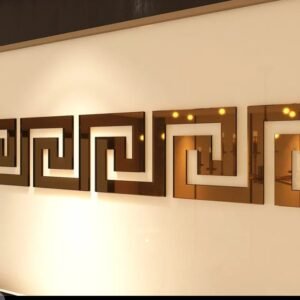 Acrylic mirror wall stickers 10 pc set 3.5 inch size approx