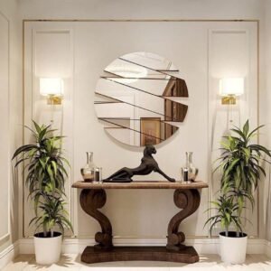 Bathroom Mirror Moon stickers Frameless Makeup Mirror