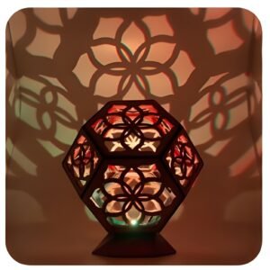 Desktop lamp Bedside lamp Haxagon shape